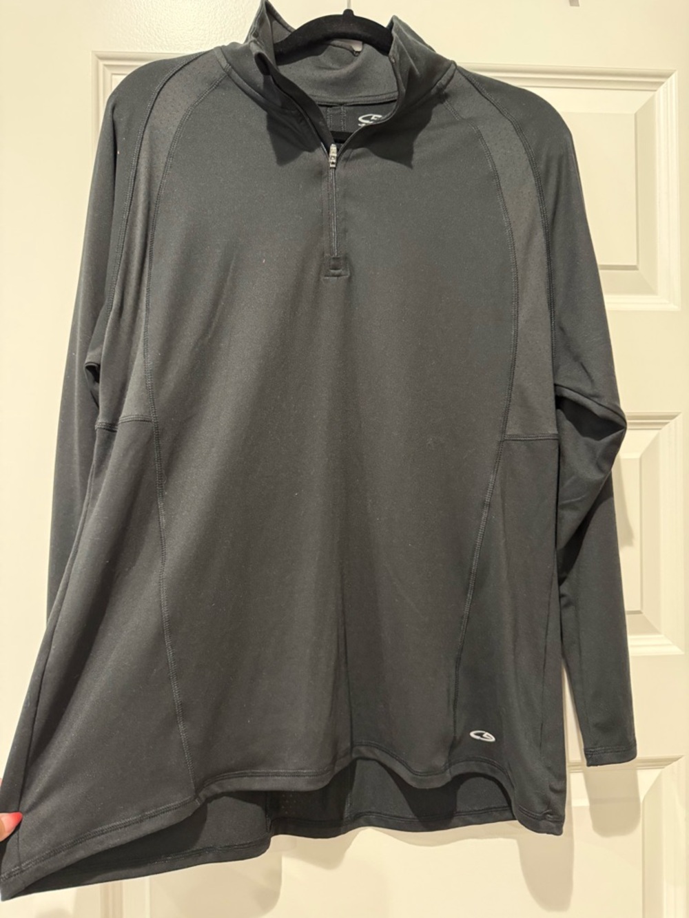 Champion Black Half-Zip Athletic Jacket